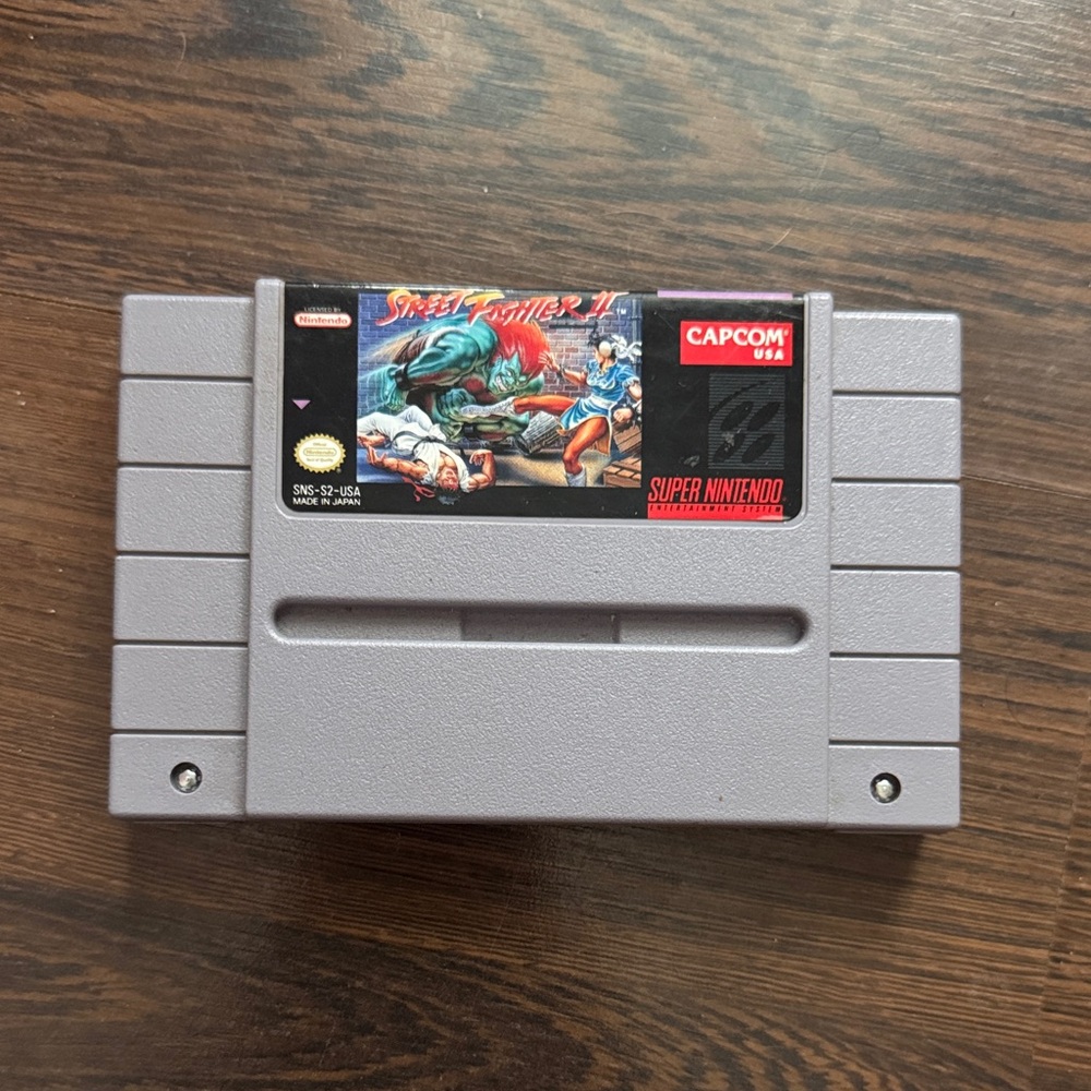 Street Fighter 2 II Super Nintendo SNES Original Authentic Tested
